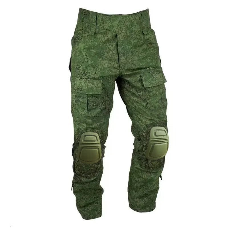 Pantalones Cargo Tácticos para Hombre con Protección para las Rodillas