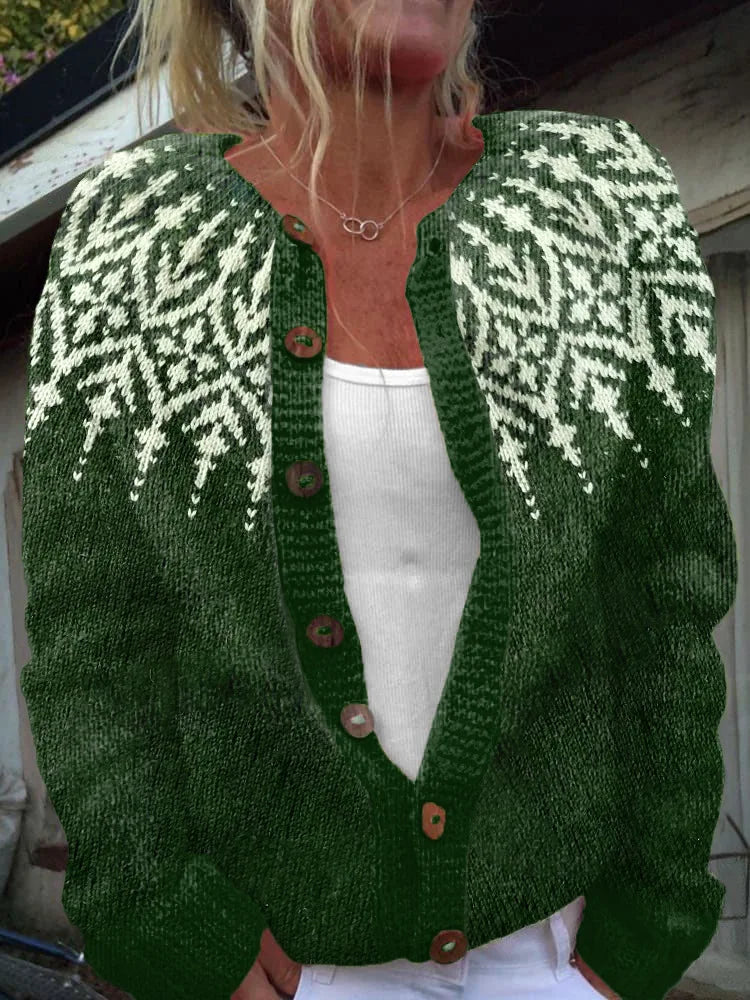 Sofie | Cárdigan Estampado de Corte Suelto