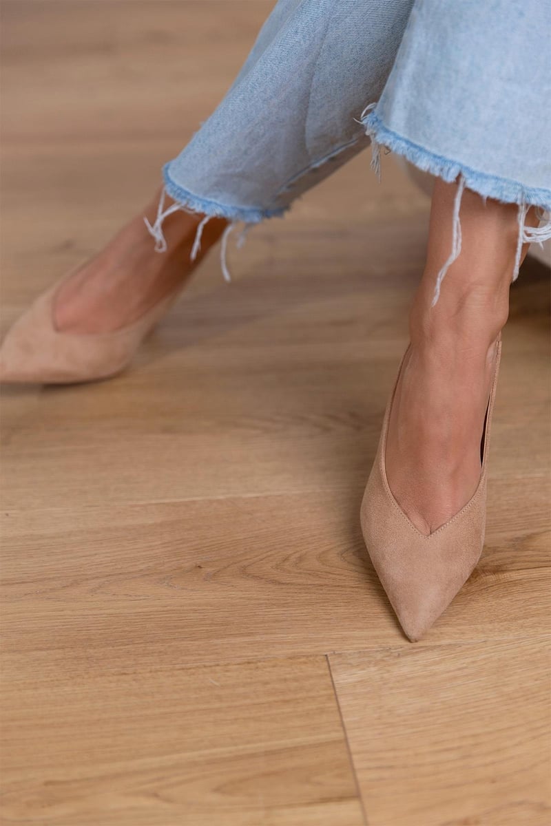 MARLENA | TACONES EN COLOR NUDE