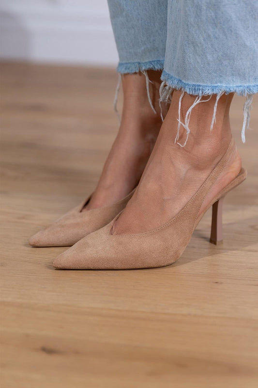 MARLENA | TACONES EN COLOR NUDE