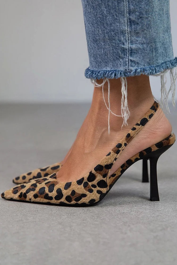 AVERY | TACONES CON ESTAMPADO DE LEOPARDO