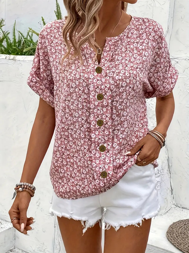 Elena | Blusa Floral Elegante