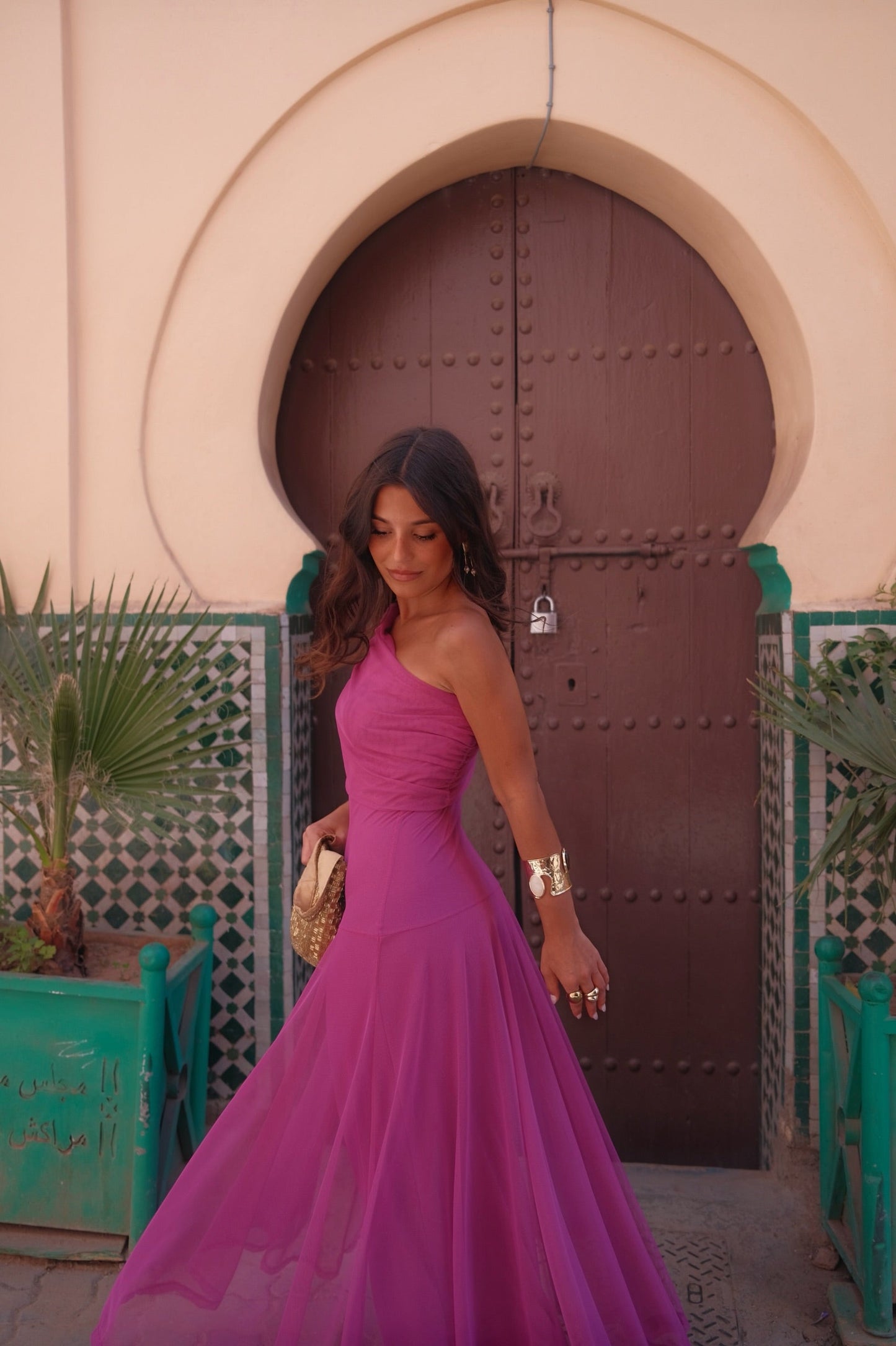 Abito Toledo in fucsia