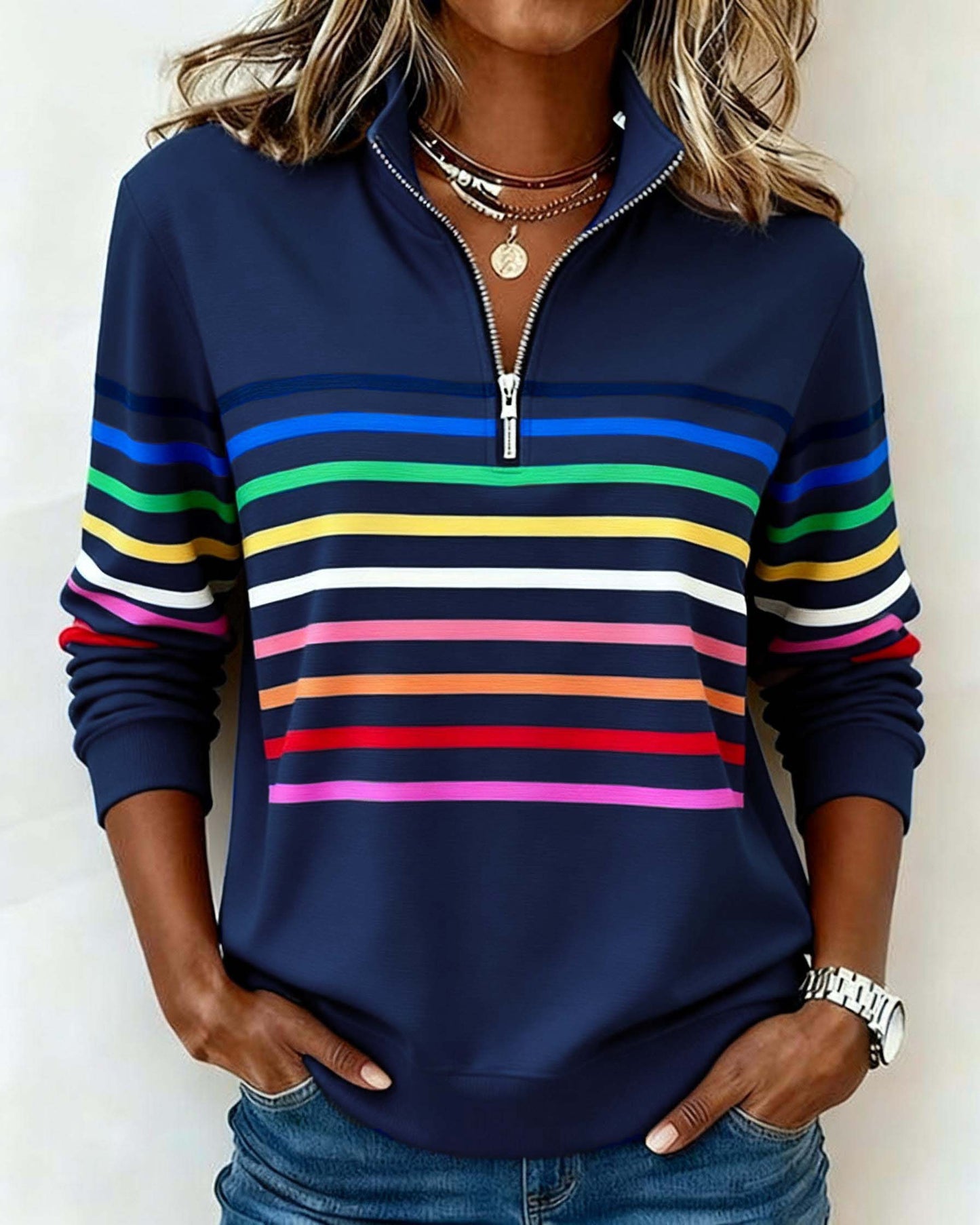 MARIA | Maglietta casual con comodità e stile colorato per tutti i giorni