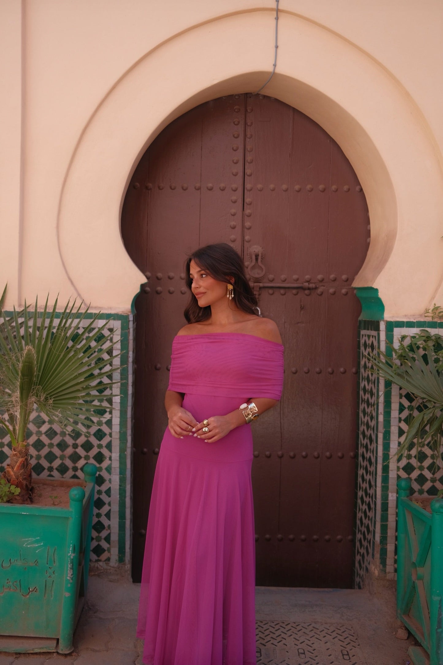 Abito Toledo in fucsia