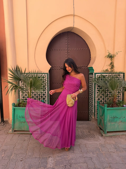 Abito Toledo in fucsia