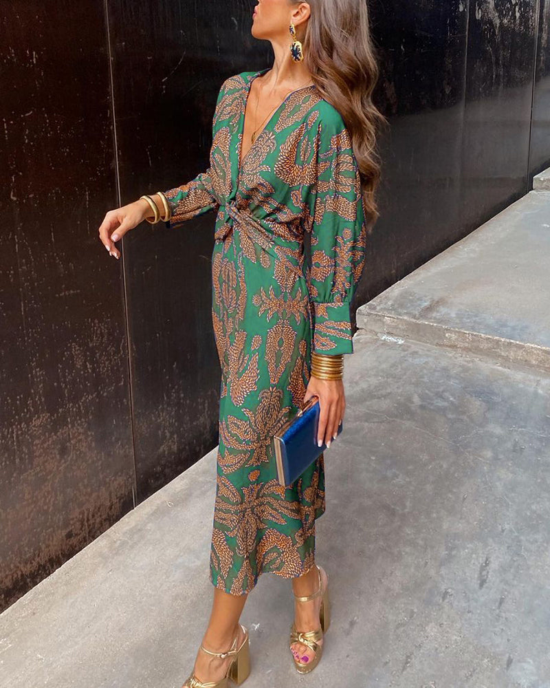 Isadora™ – Vestido Midi Esencia Mediterránea