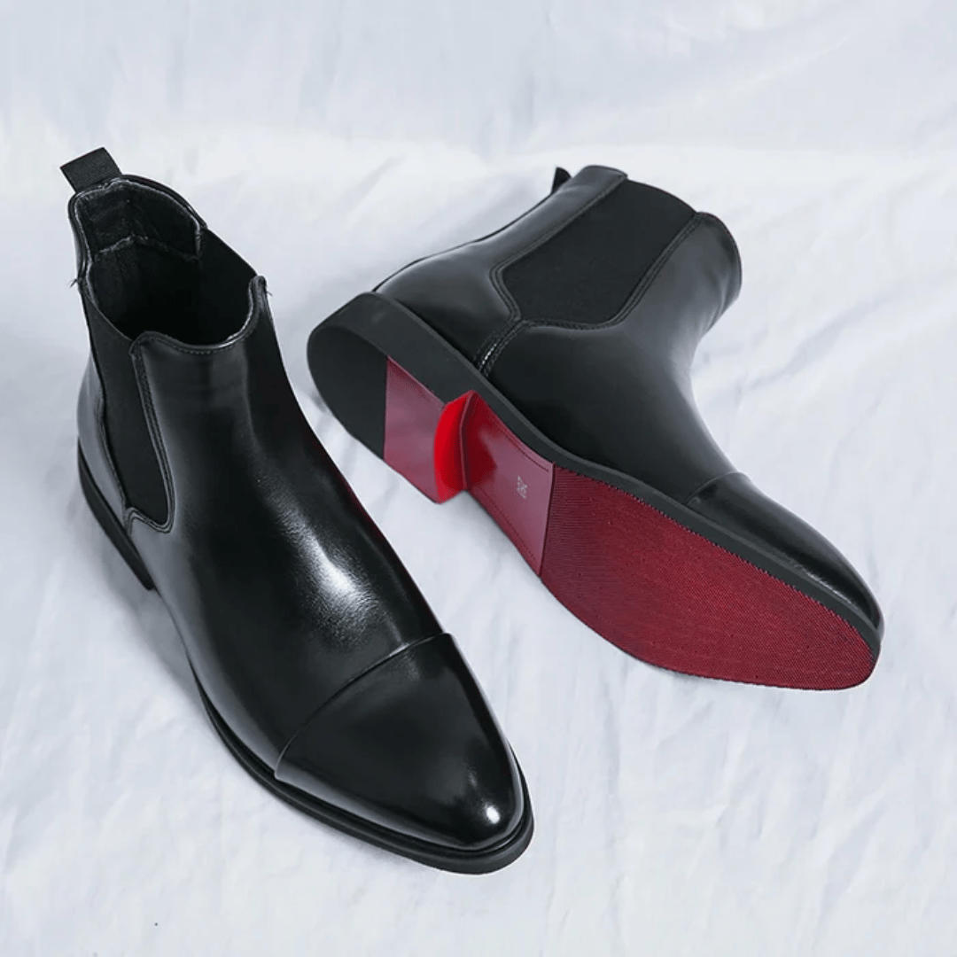 Botas Chelsea de cuero premium