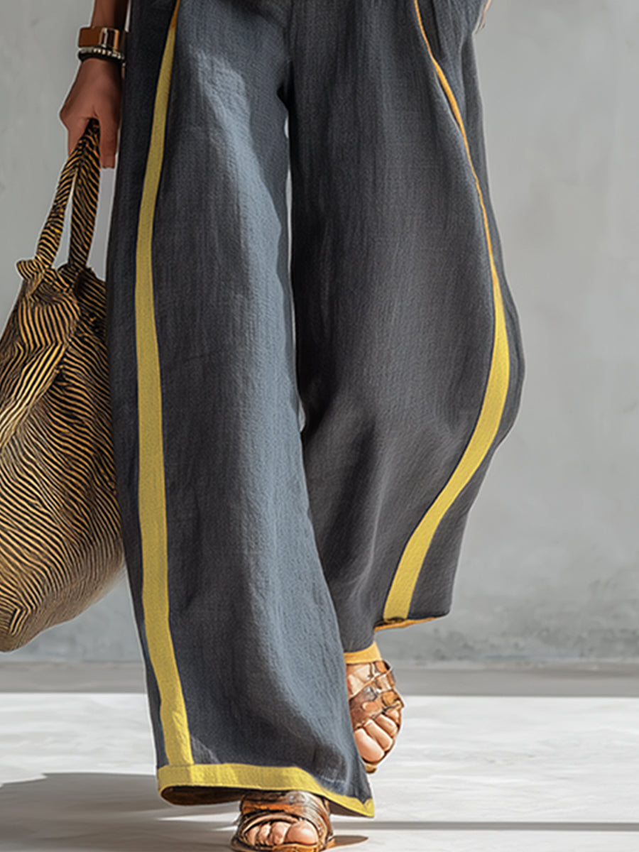 Leila - Elegante y casual conjunto de chaleco y pantalones