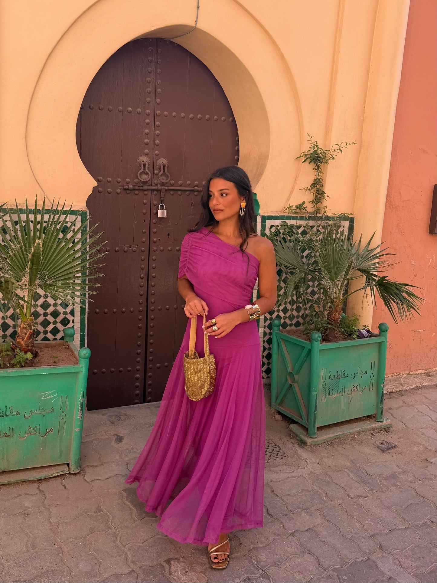 Abito Toledo in fucsia