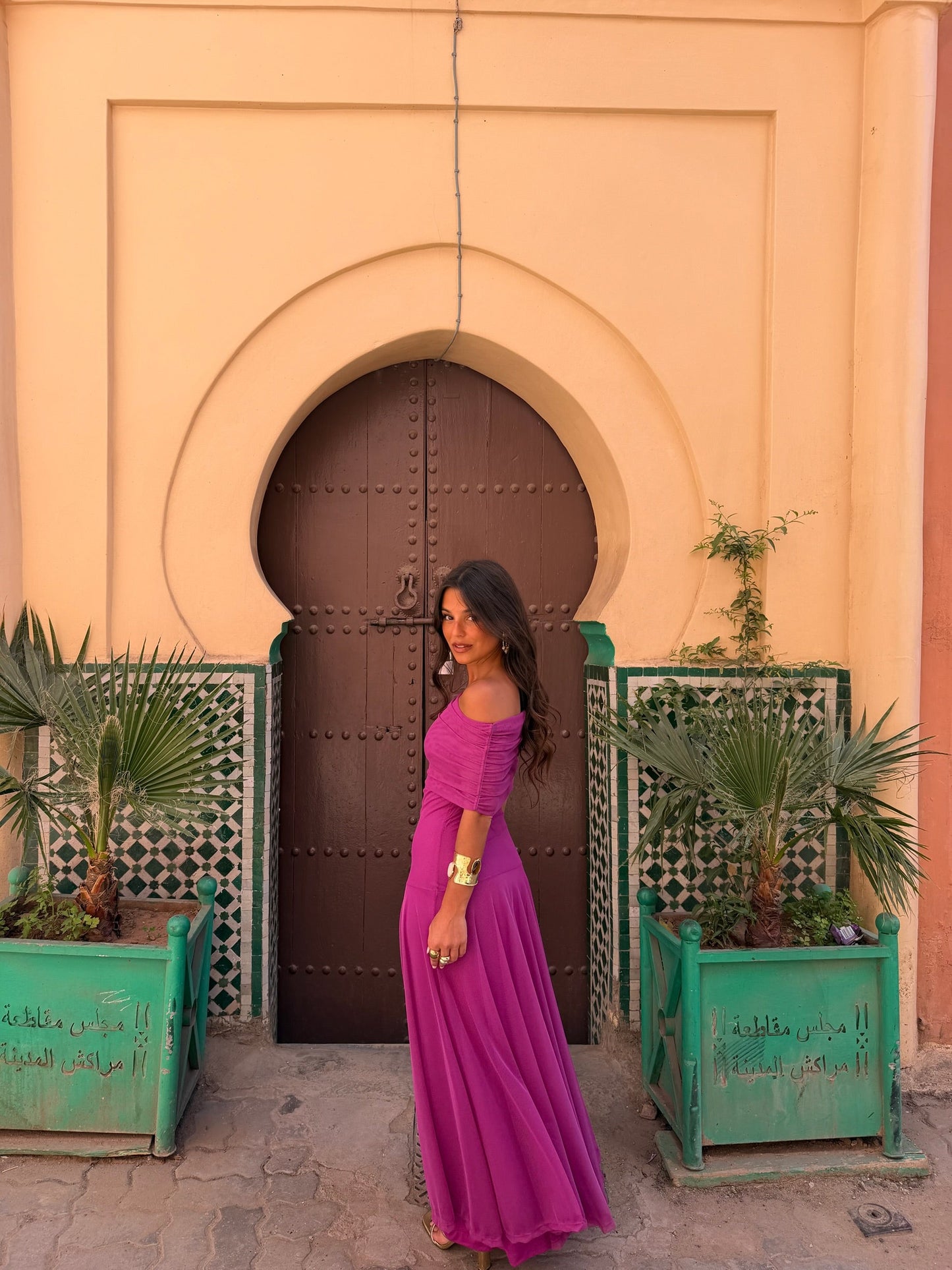 Abito Toledo in fucsia