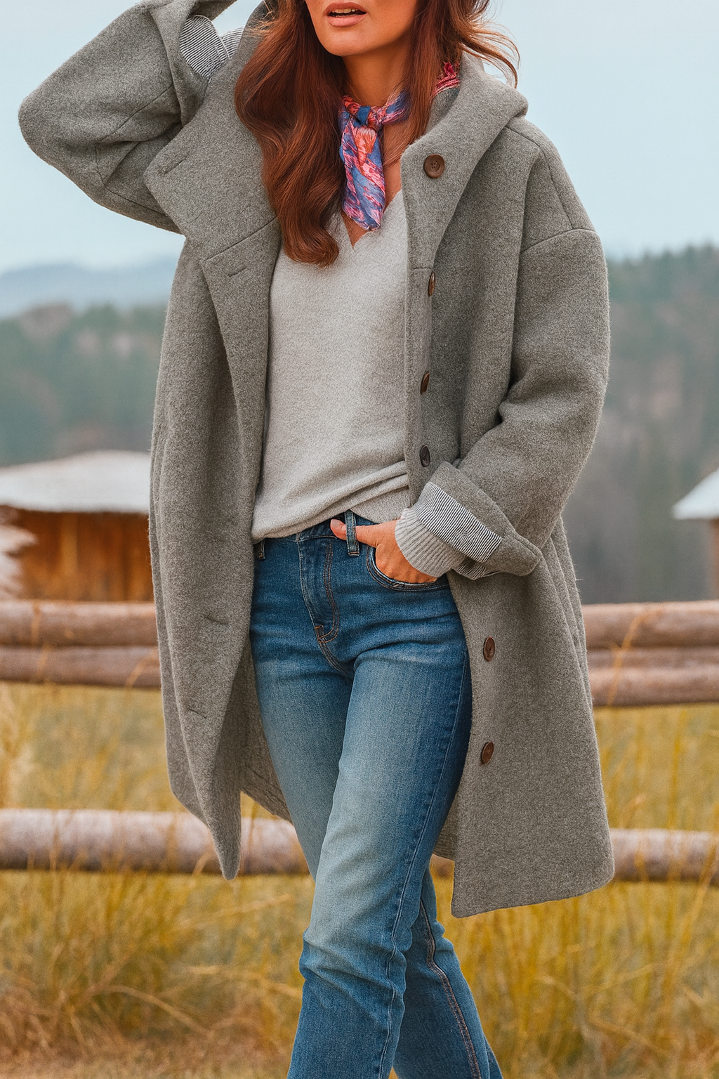 LARA™ | Cappotto con cappuccio