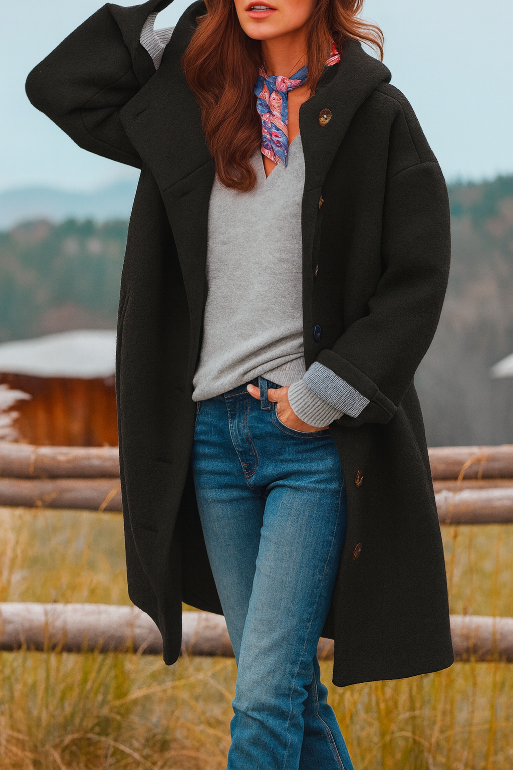 LARA™ | Cappotto con cappuccio