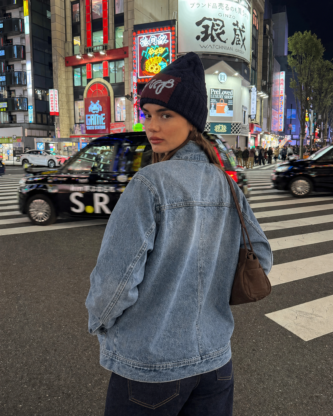Cleo - Chaqueta asimétrica urbana con botones