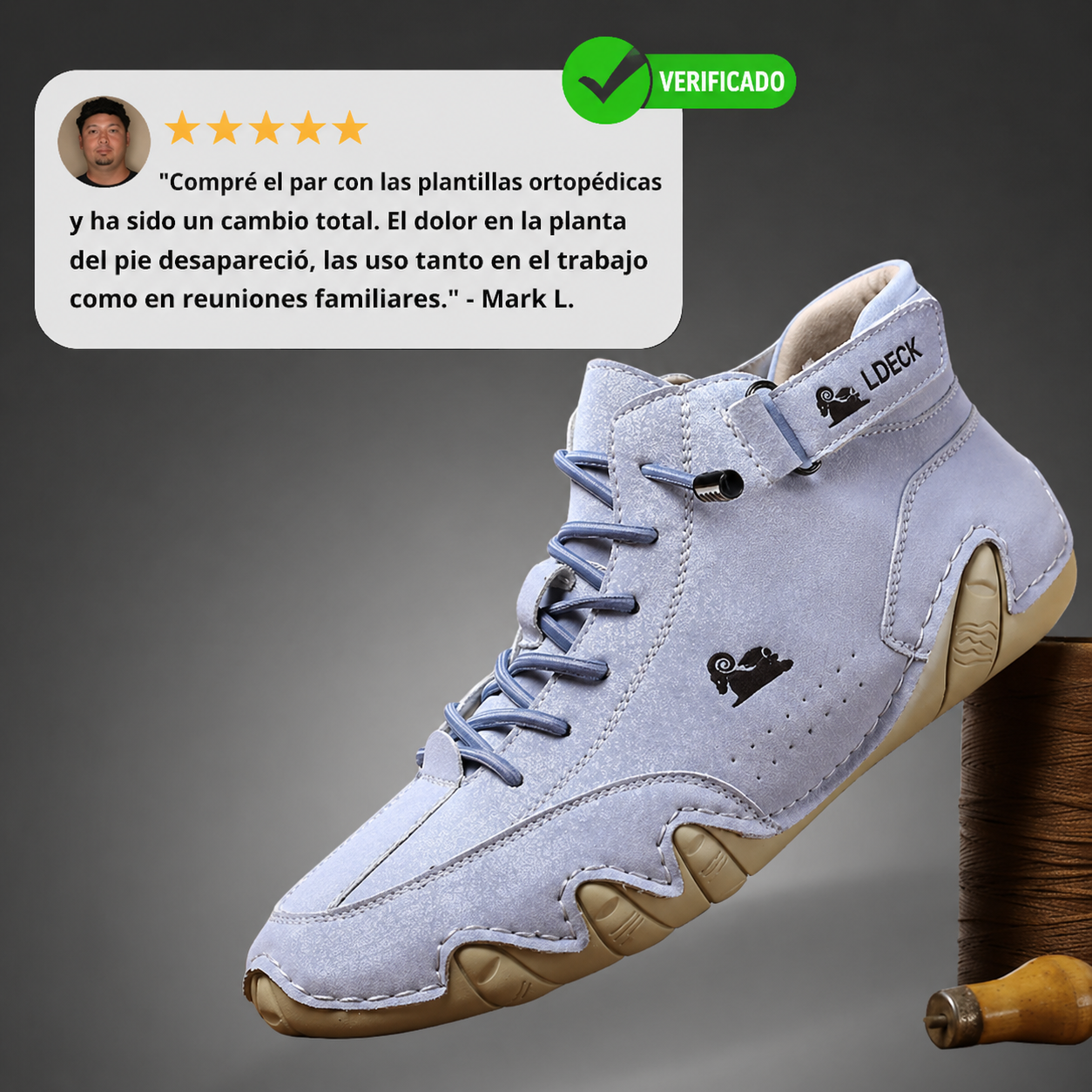 VogLDeck - Zapatos ortopédicos impermeables y transpirables