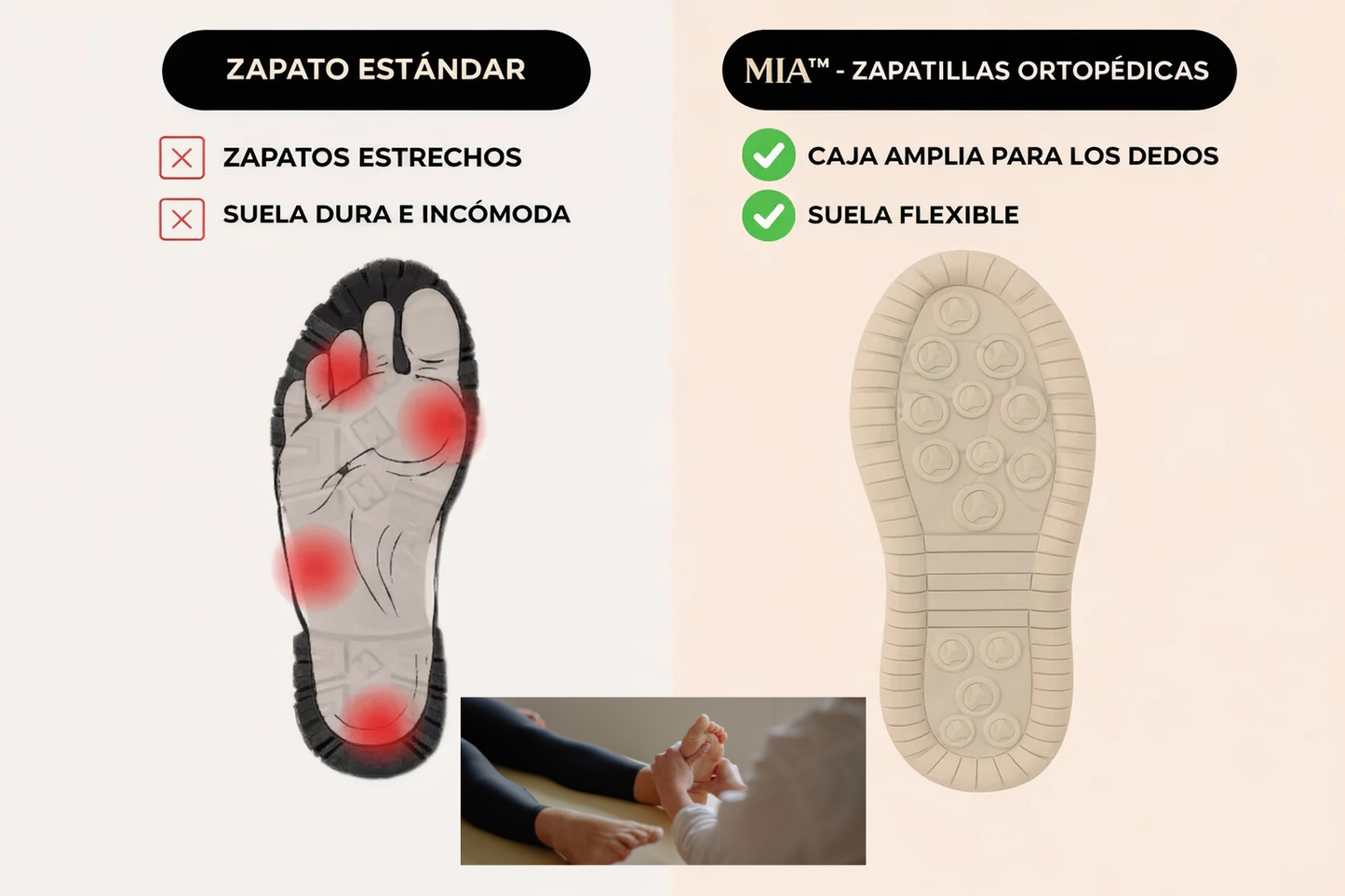 Mia™ – Zapatillas ortopédicas cómodas y sin dolor