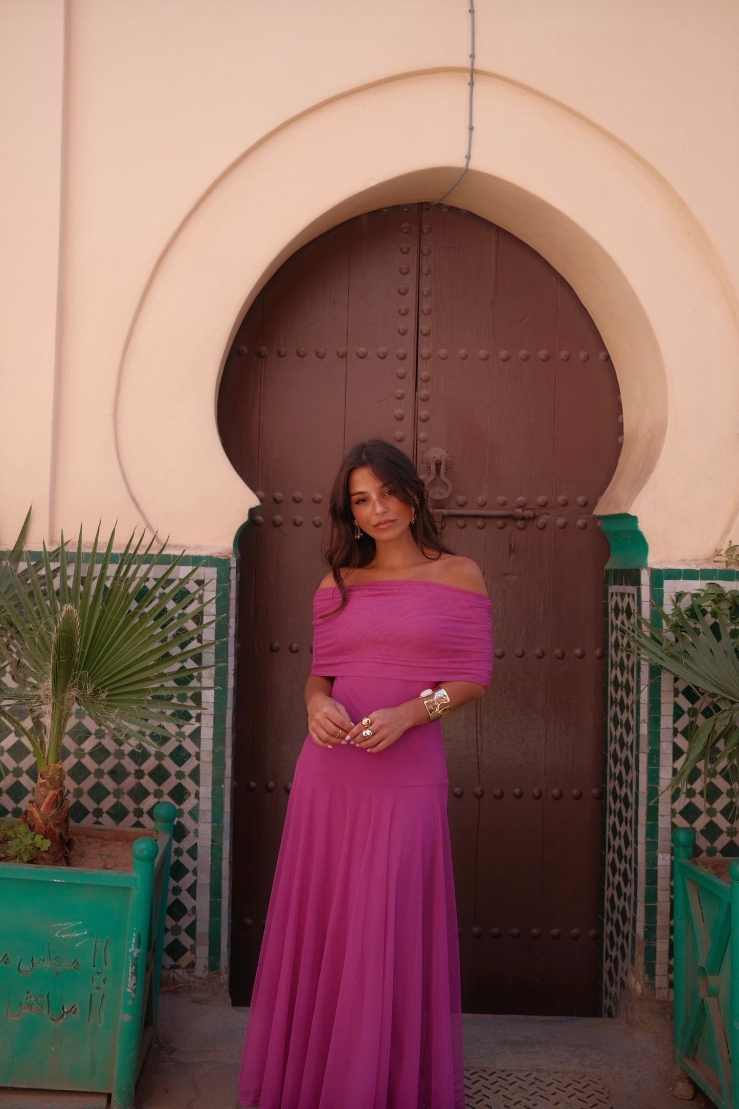 Abito Toledo in fucsia
