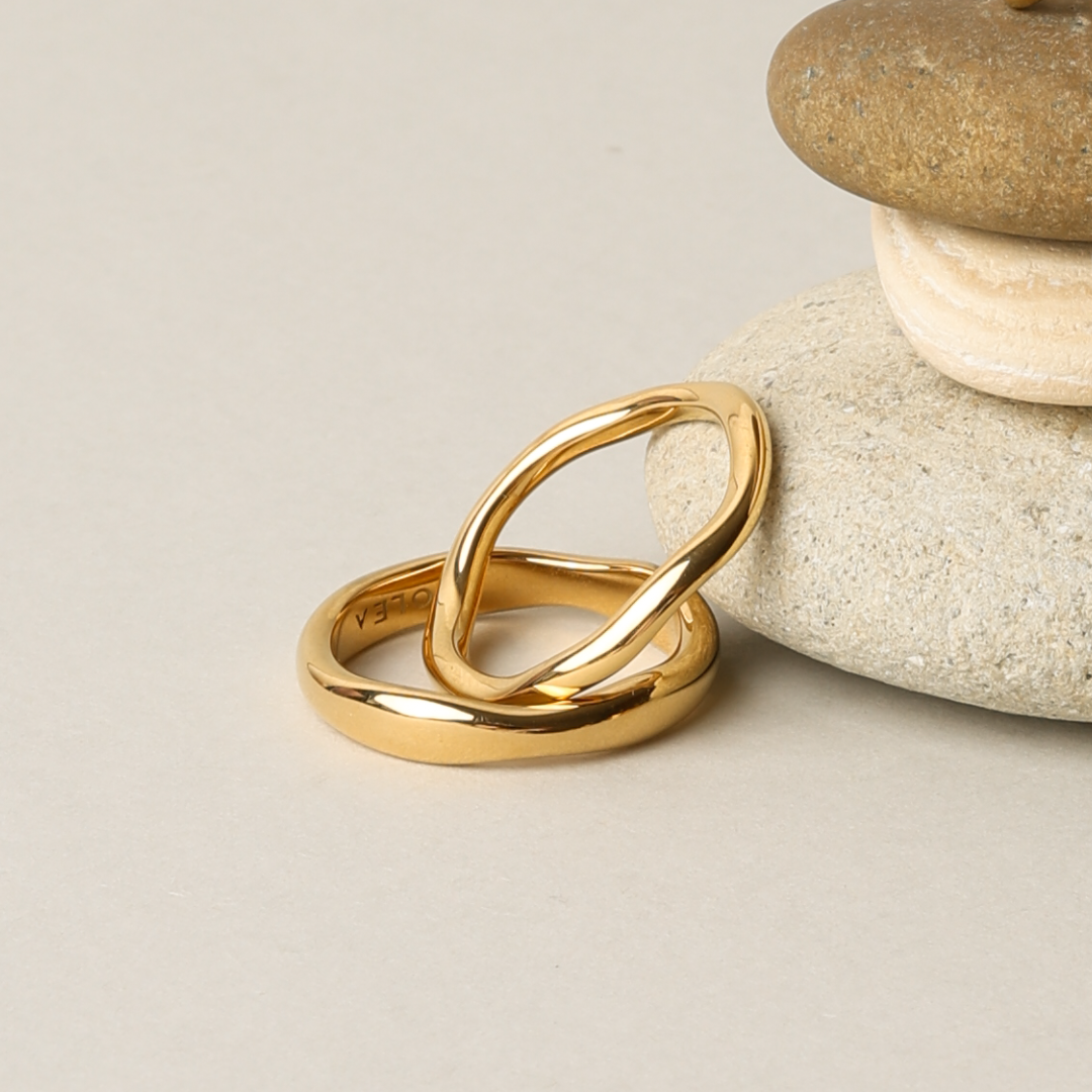 Anillos apilables "Géminis"