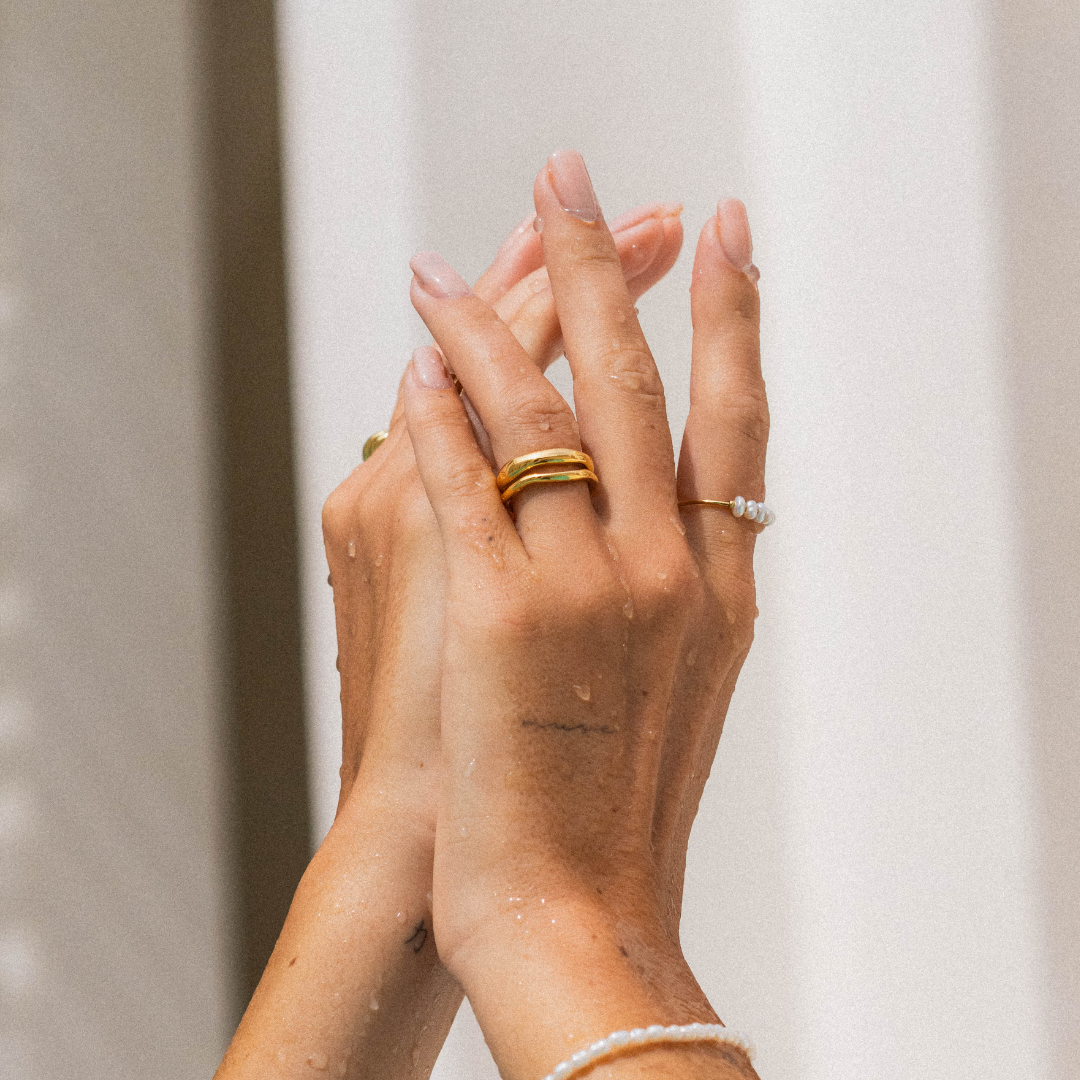 Anillos apilables "Géminis"