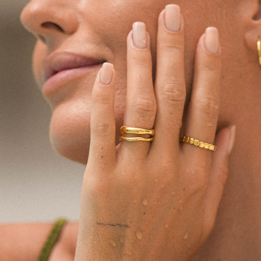 Anillos apilables "Géminis"