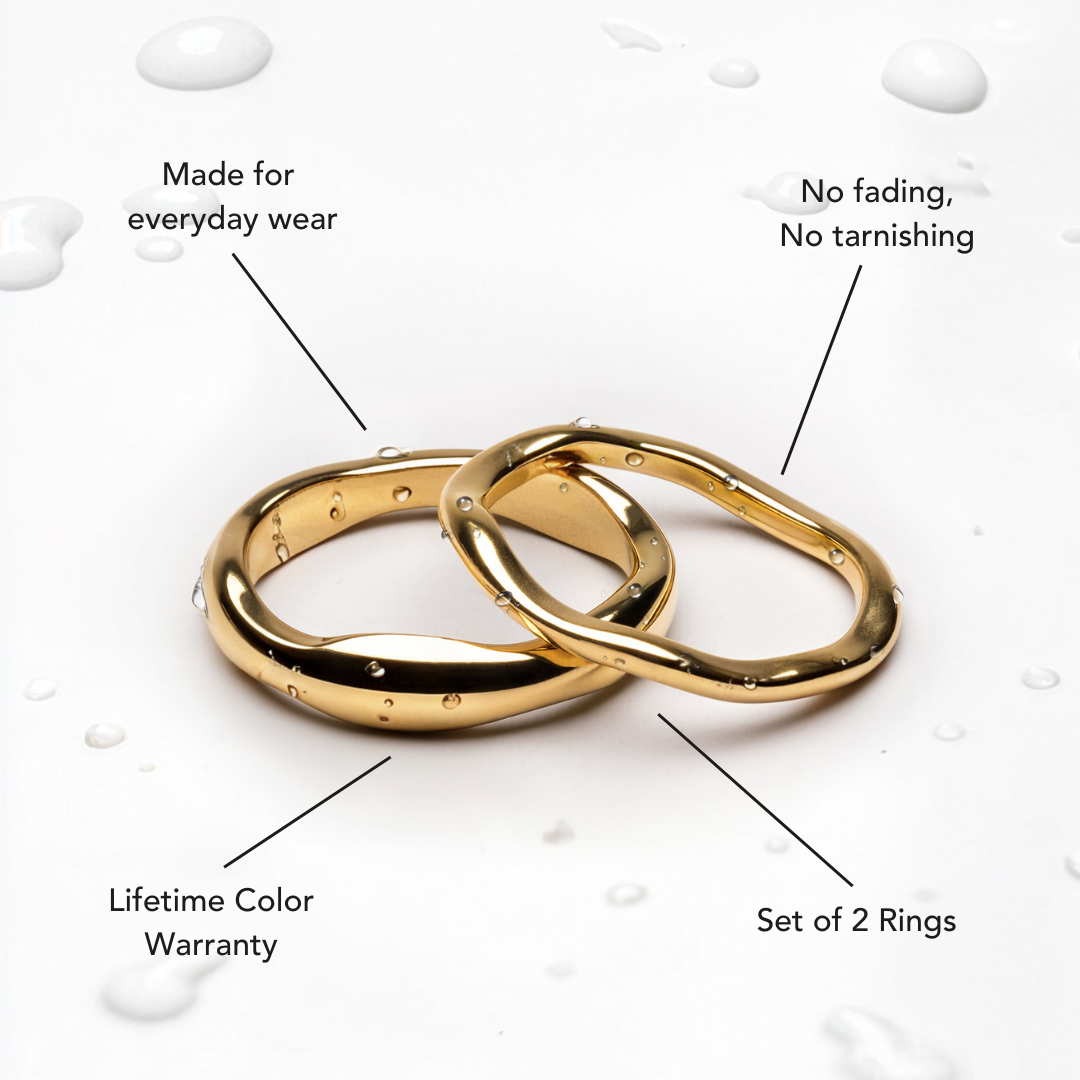 Anillos apilables "Géminis"