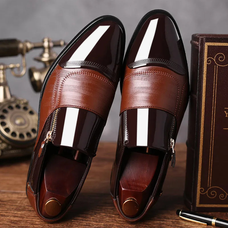 Zapatos de vestir de cuero italiano