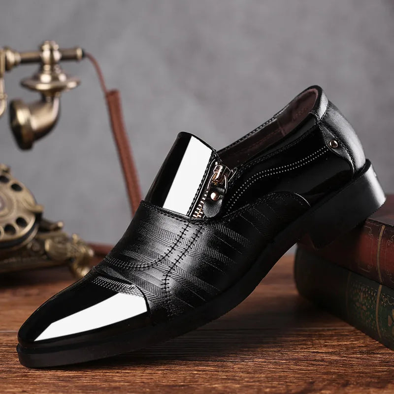 Zapatos de vestir de cuero italiano