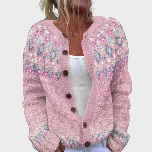 Sofie | Cárdigan Estampado de Corte Suelto