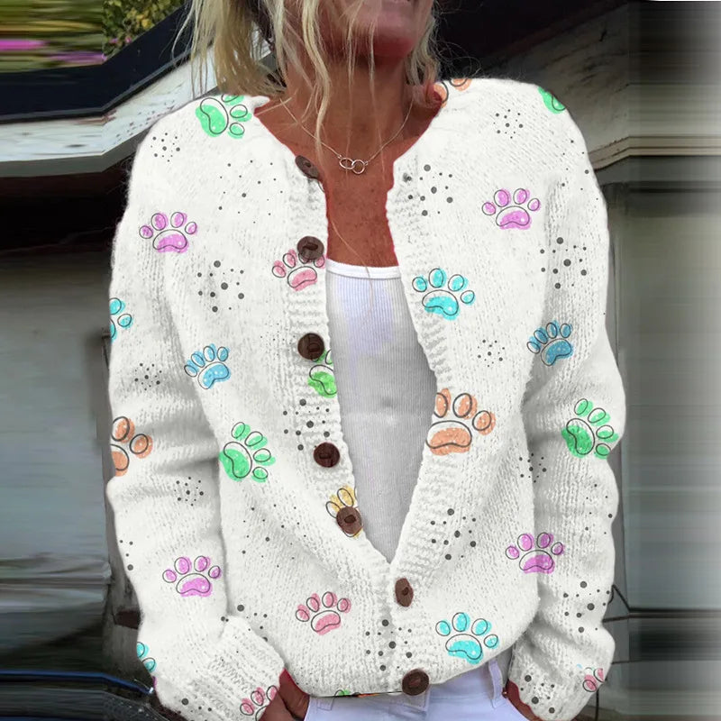 Sofie | Cárdigan Estampado de Corte Suelto