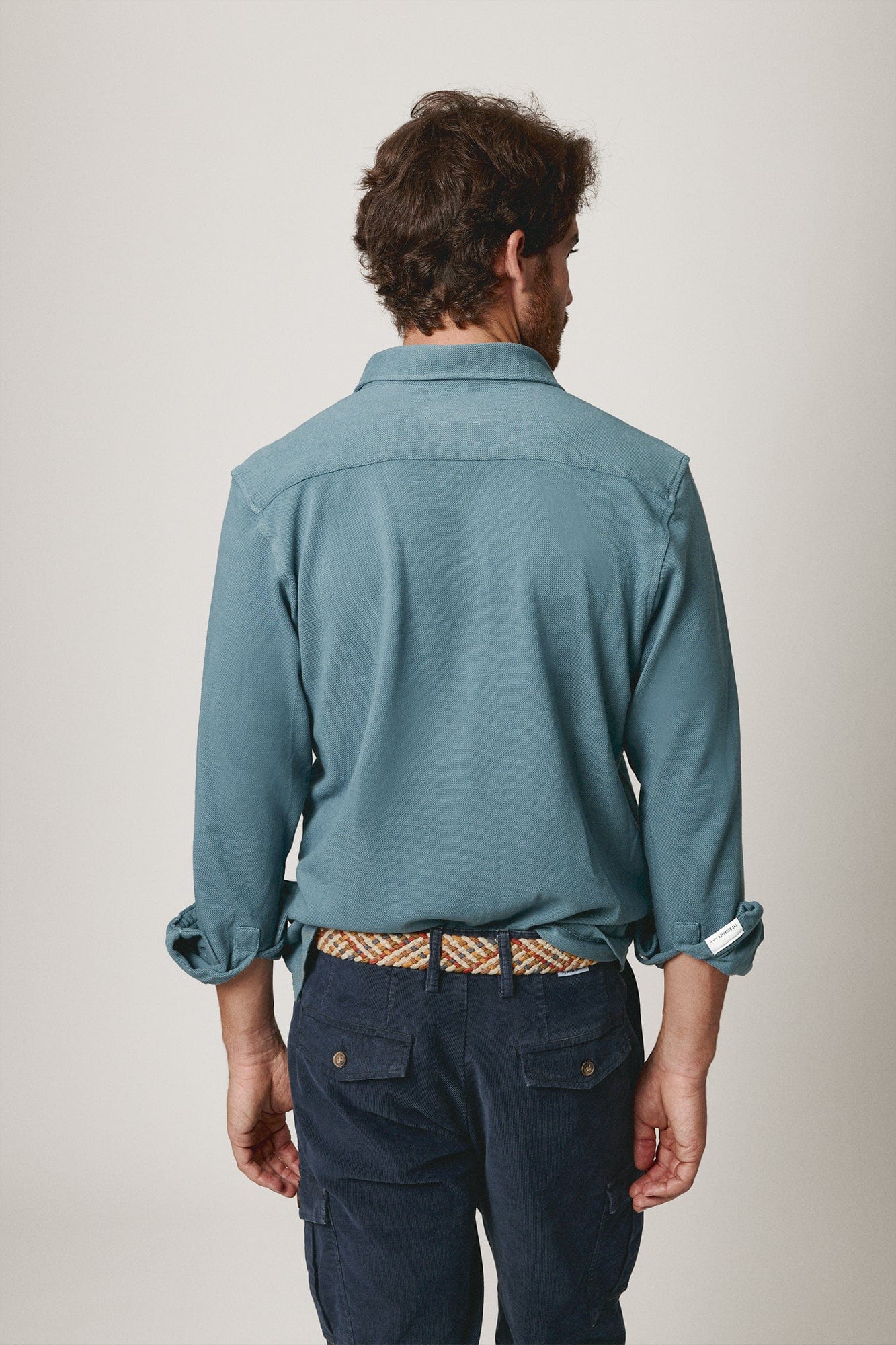 The Cotton Camisa Azul Covas