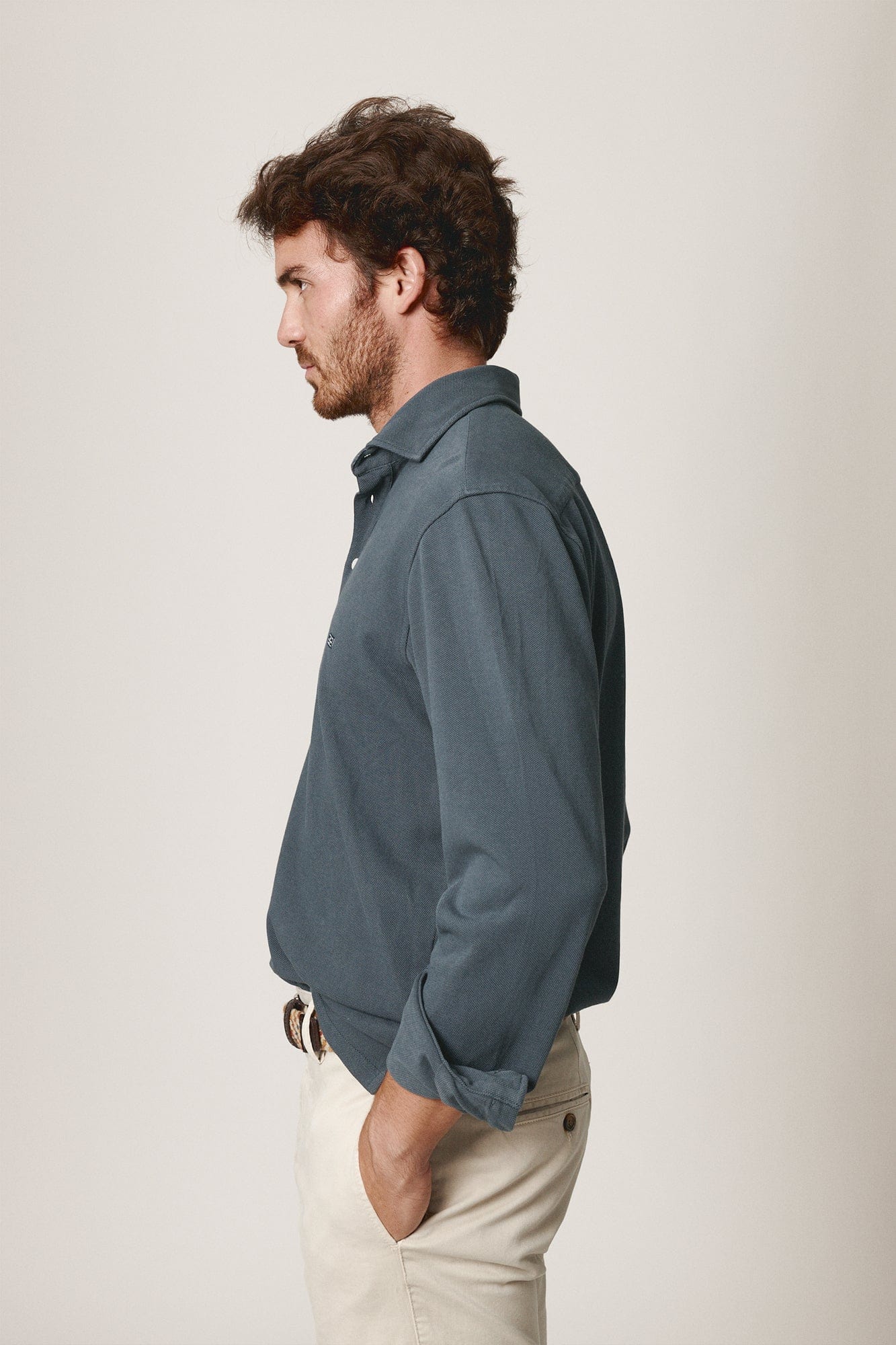 The Cotton Polera Gris Marengo