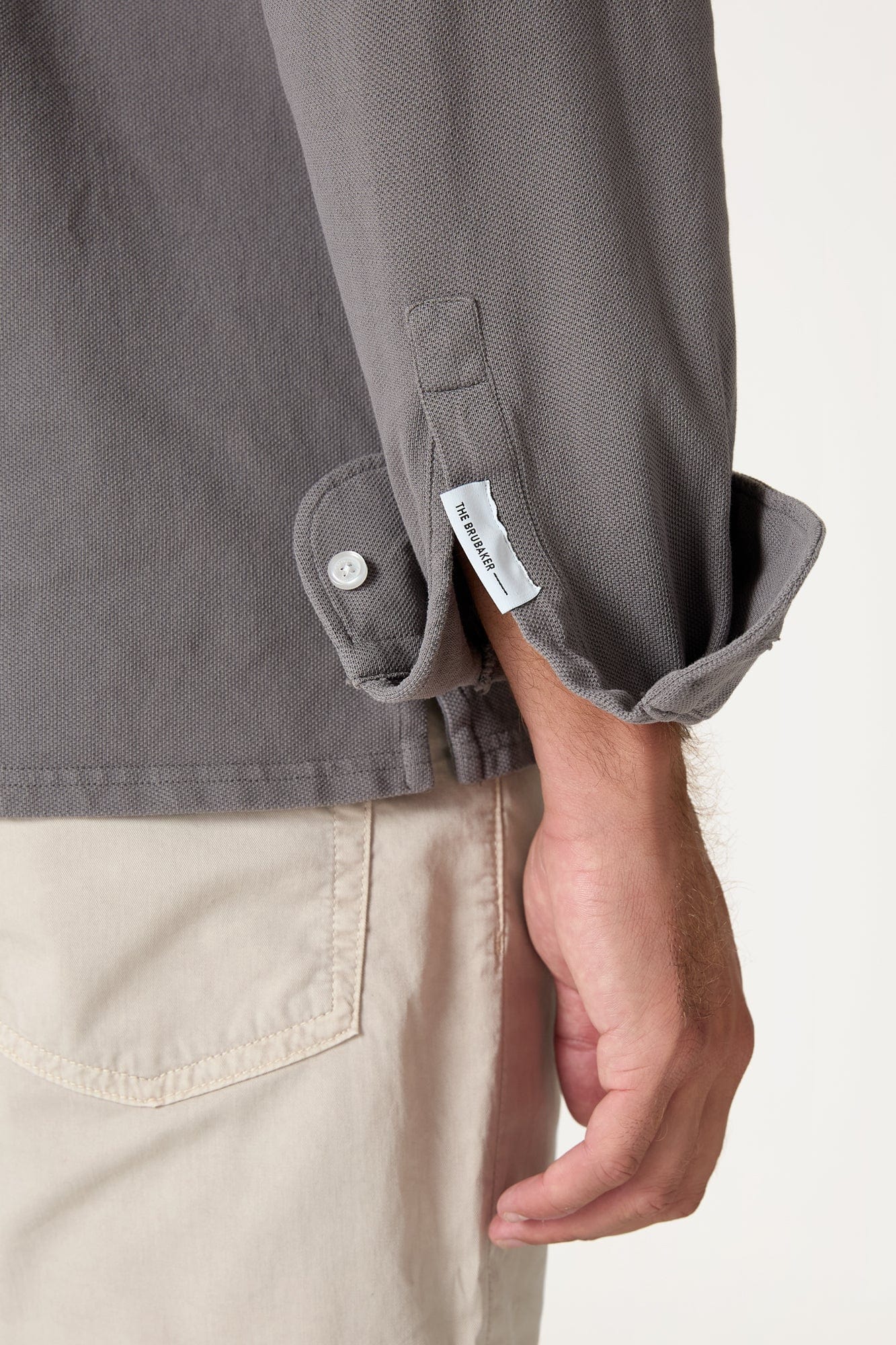 The Cotton Polera Gris Cuenca