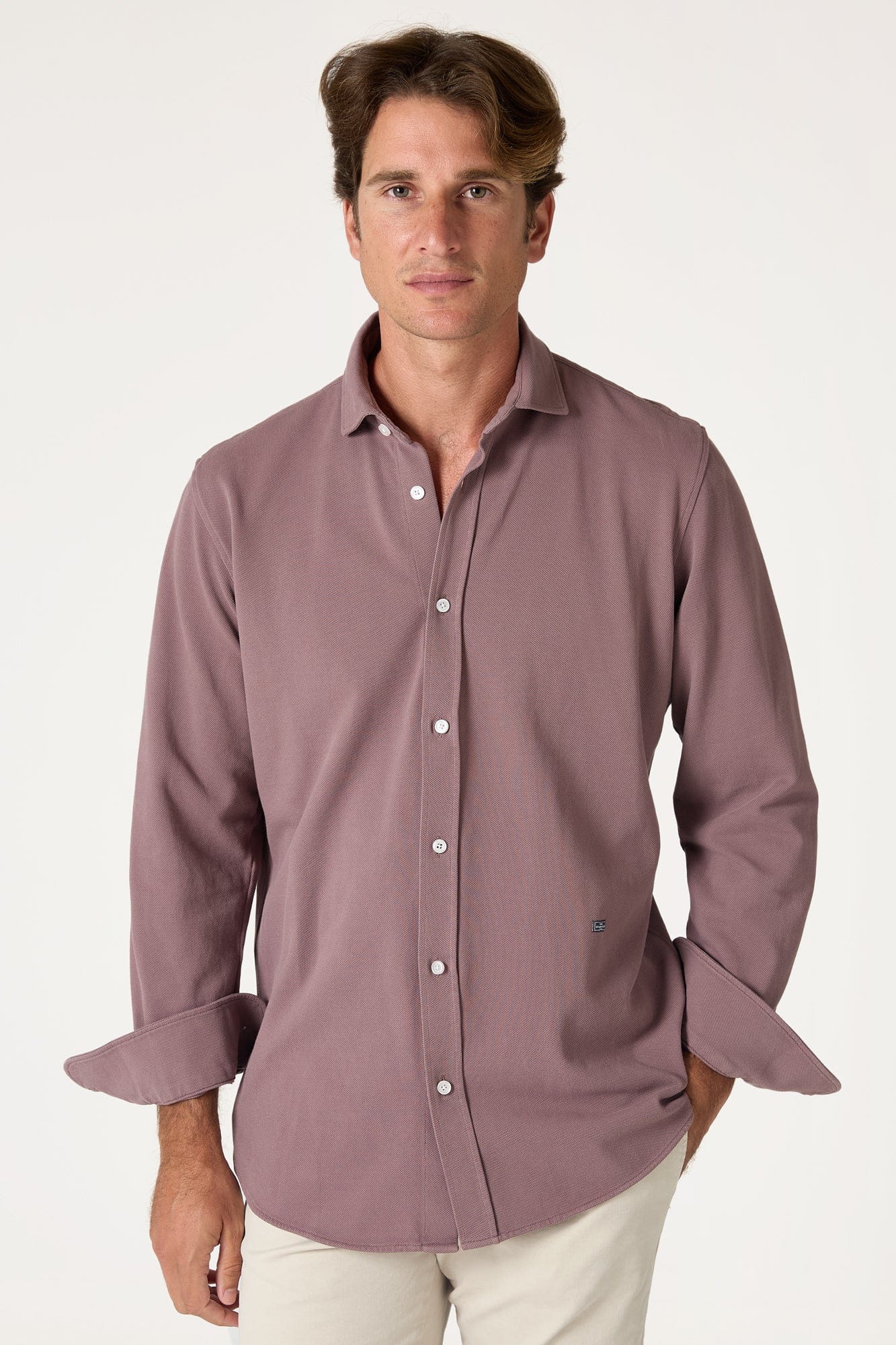 The Cotton Camisa Morado Ribera