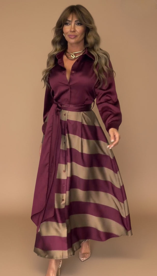 Vestido Rioja - Elegante con lazo