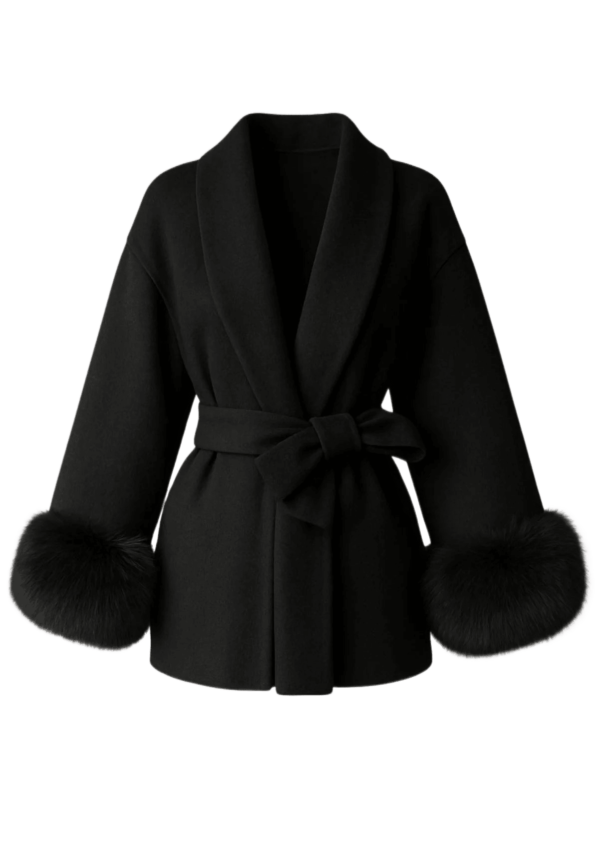 ELEGANZA ARTICA – Cappotto elegante in lana da donna
