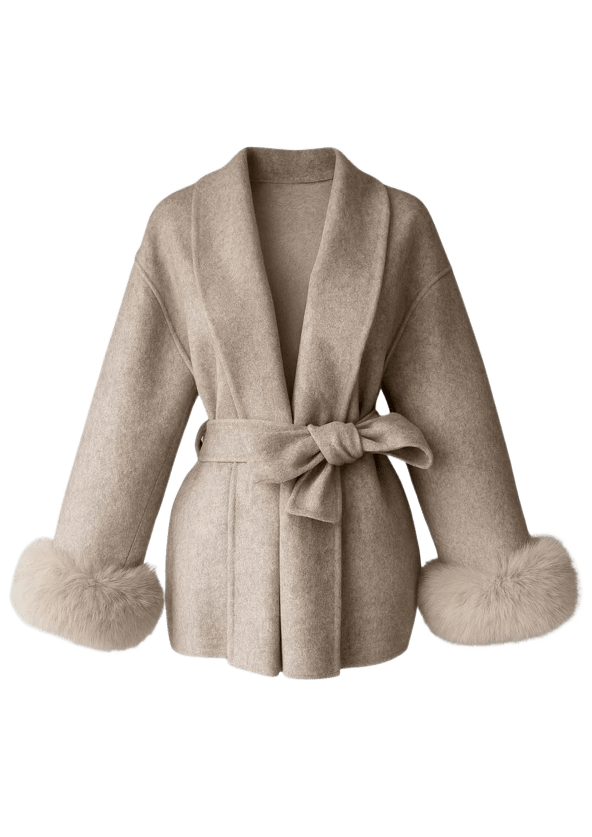 ELEGANZA ARTICA – Cappotto elegante in lana da donna