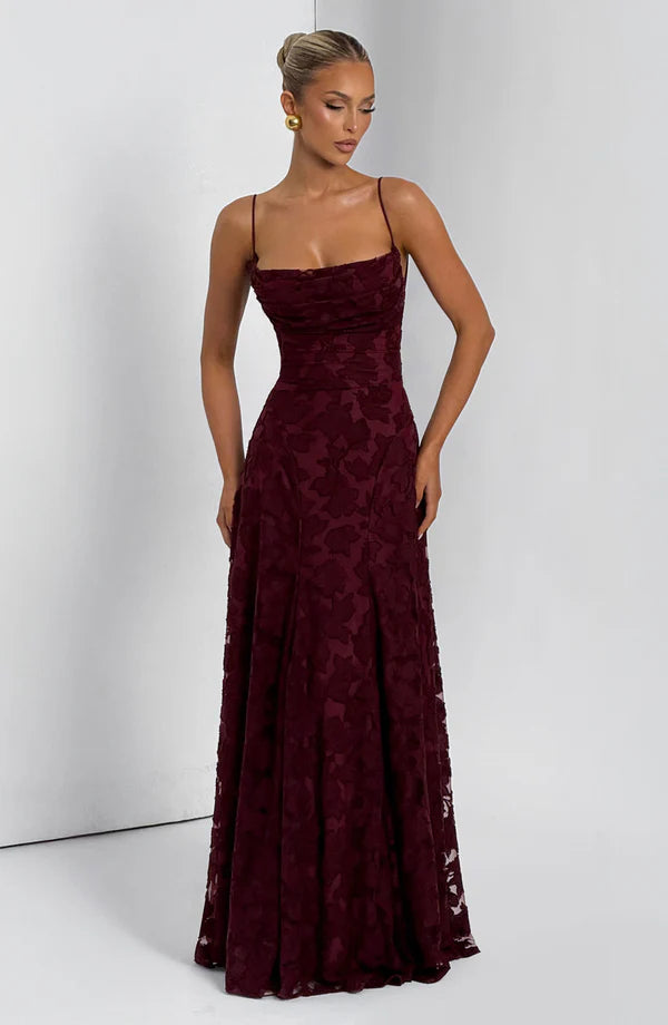 Vestito lungo Francis - Rosso