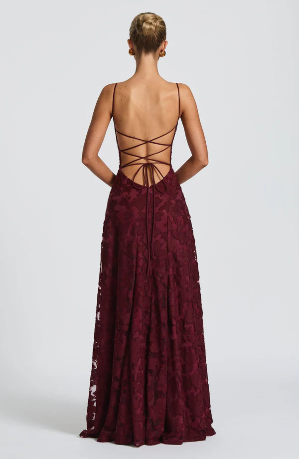 Vestito lungo Francis - Rosso