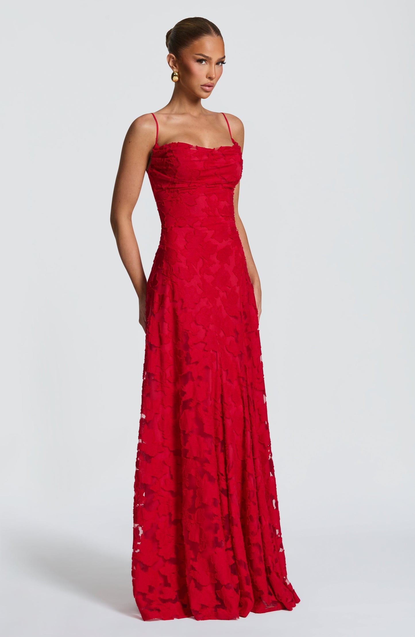 Vestito lungo Francis - Rosso