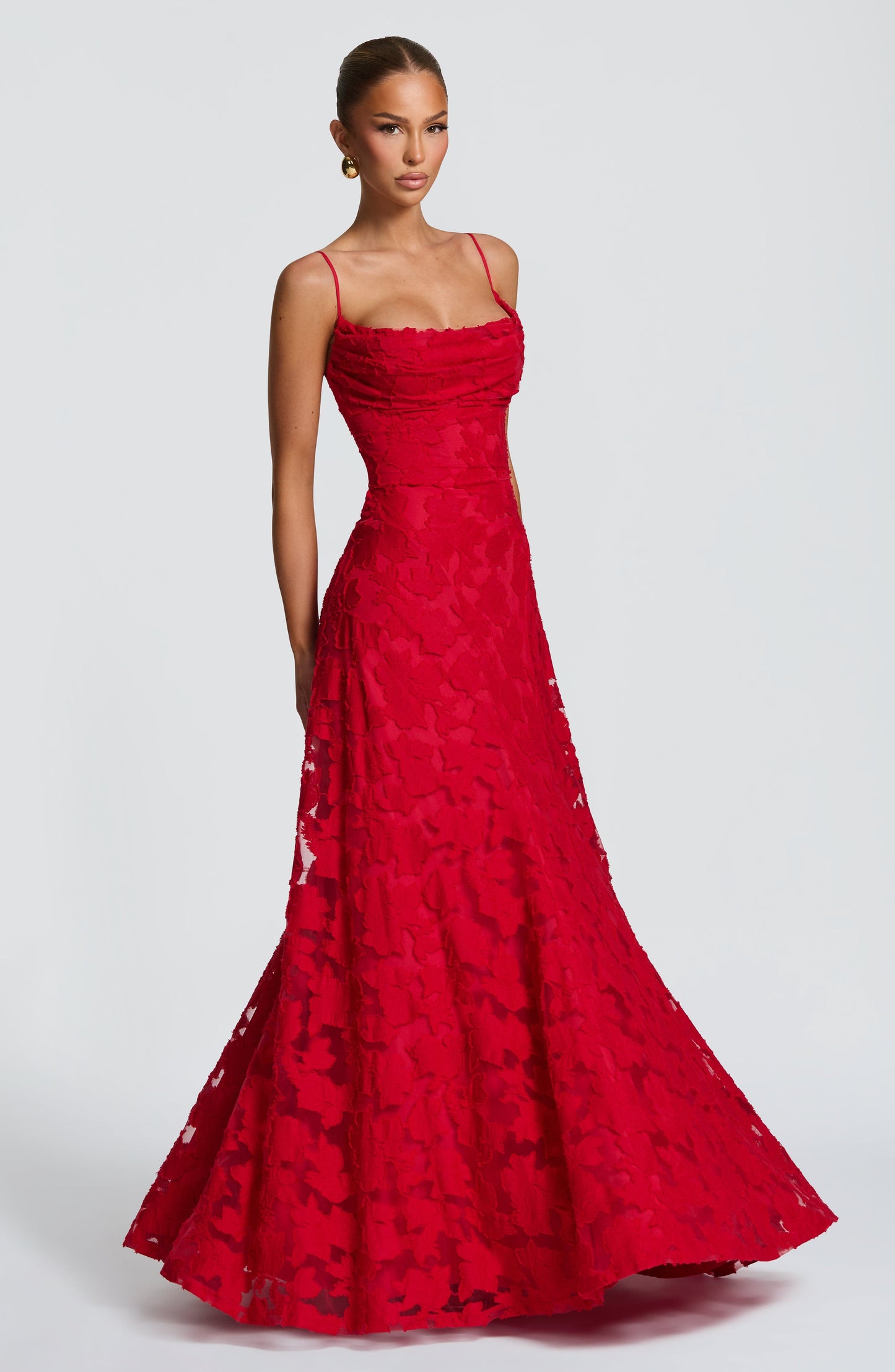 Vestito lungo Francis - Rosso