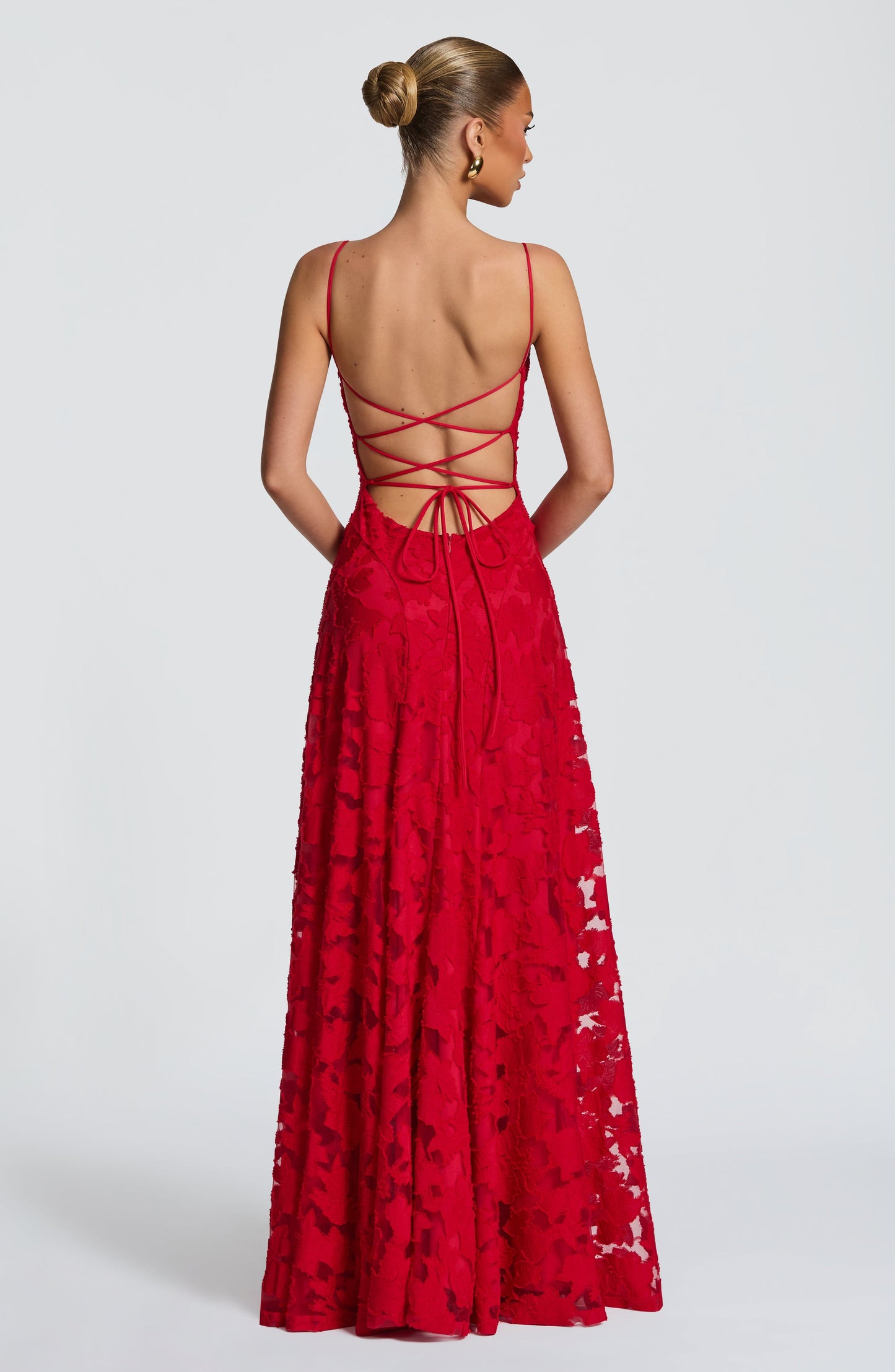Vestito lungo Francis - Rosso