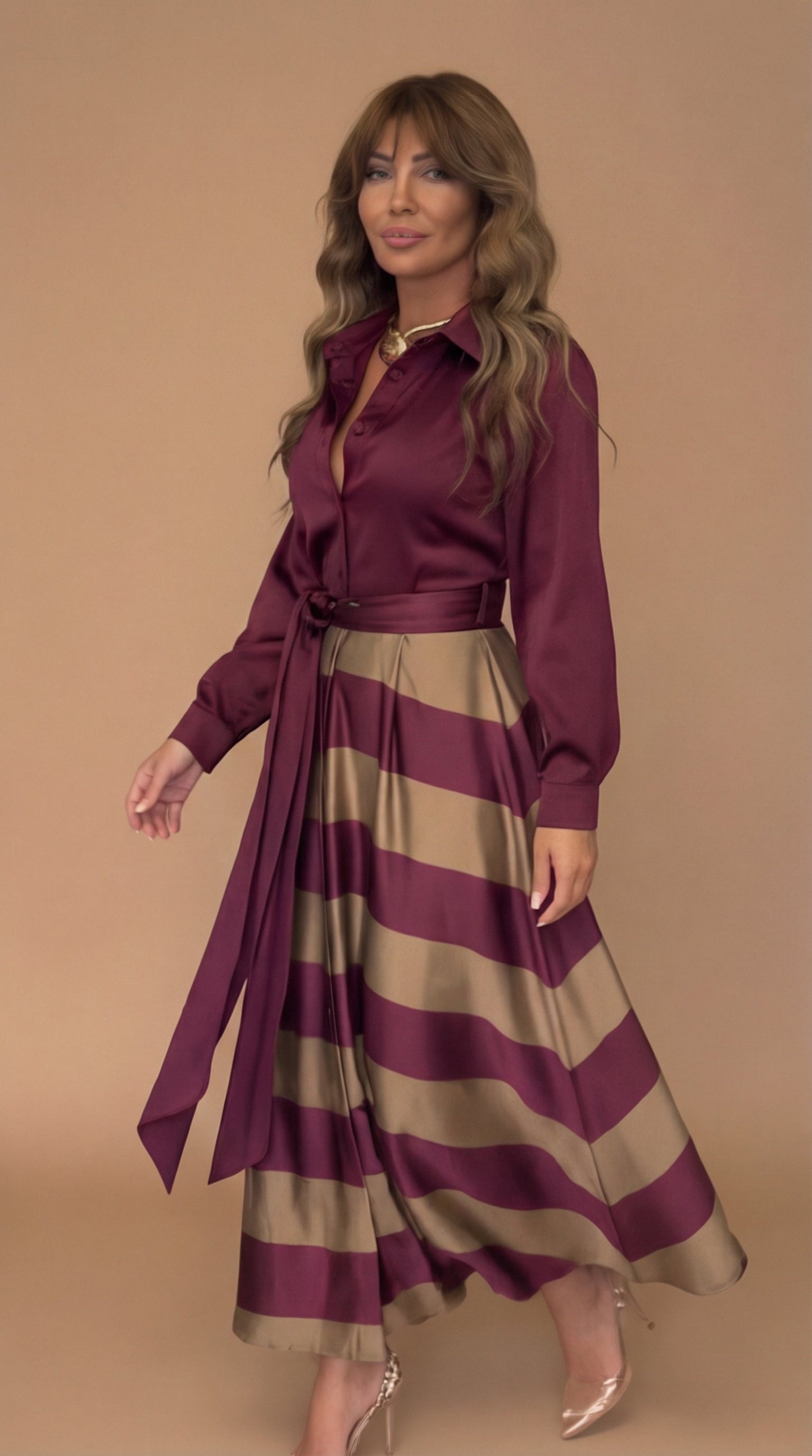 Vestido Rioja - Elegante con lazo