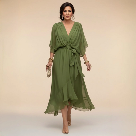 Monica - Vestido de chiffon
