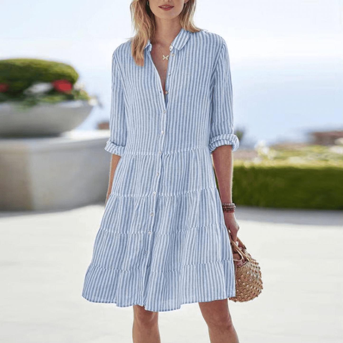 Lolita | Vestito leggero a righe