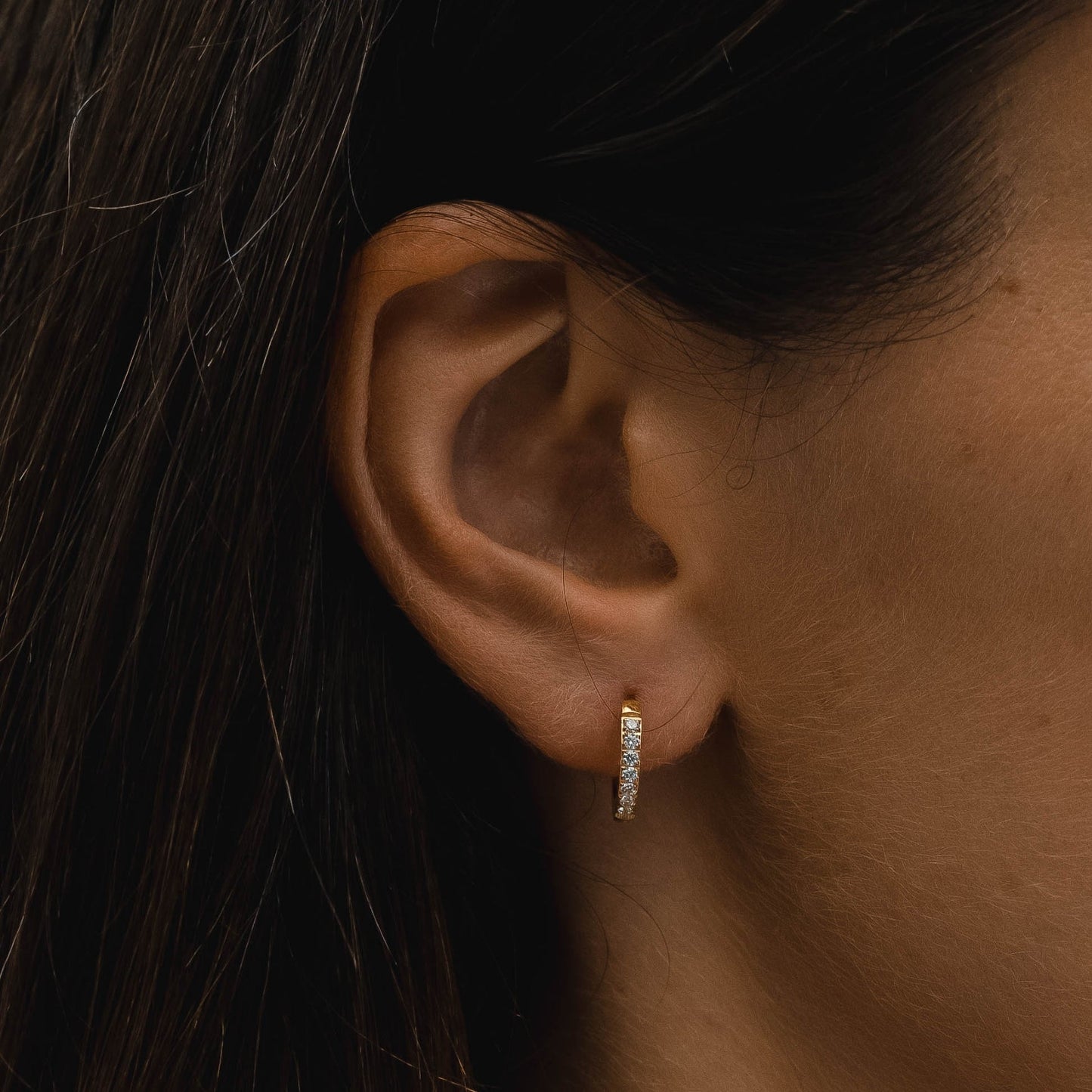 Orecchini a cerchio in oro
