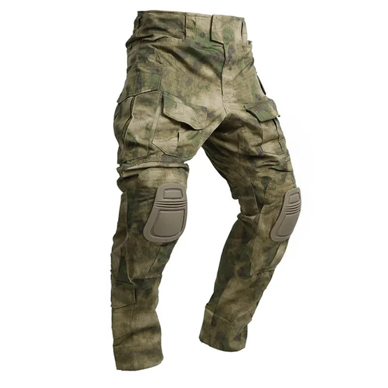 Pantalones Cargo Tácticos para Hombre con Protección para las Rodillas