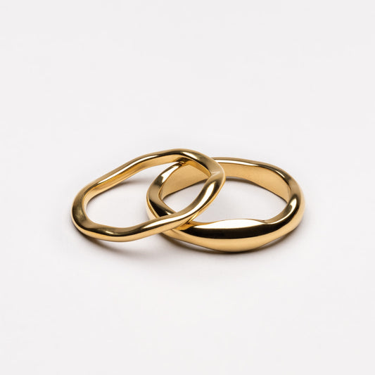 Anillos apilables "Géminis"