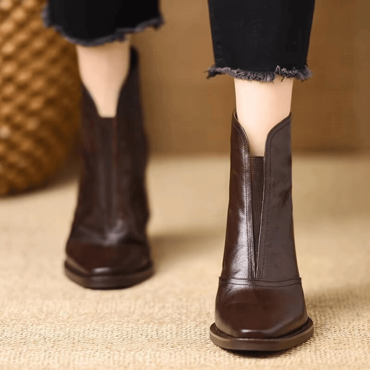 Sorolla™ - Stivaletti di lusso con tacco medio