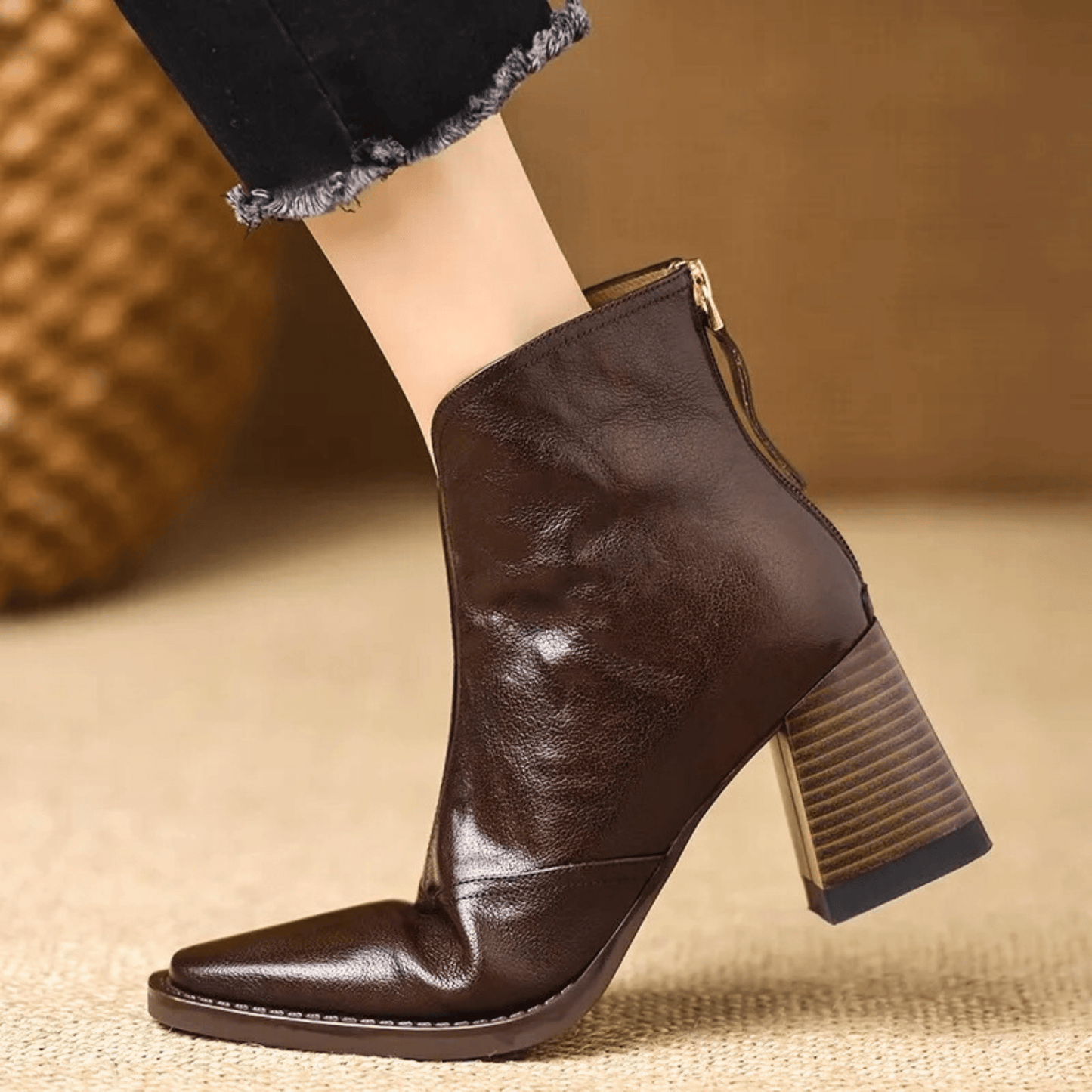Sorolla™ - Stivaletti di lusso con tacco medio