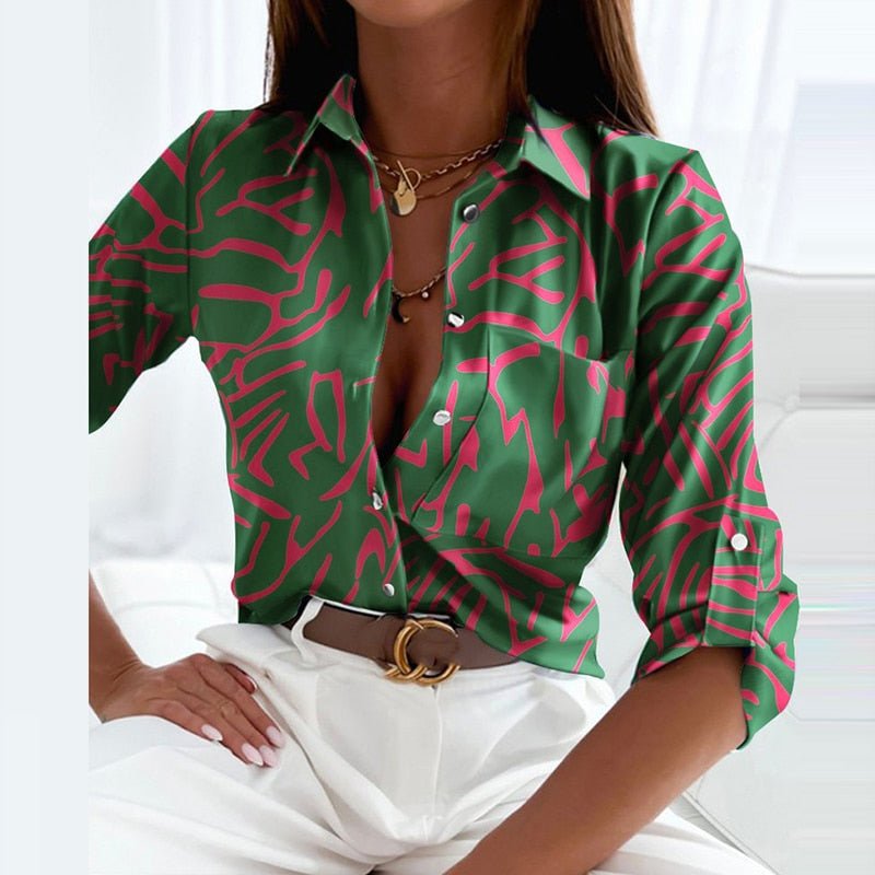 Elisa | Blusa Clásica con Cuello
